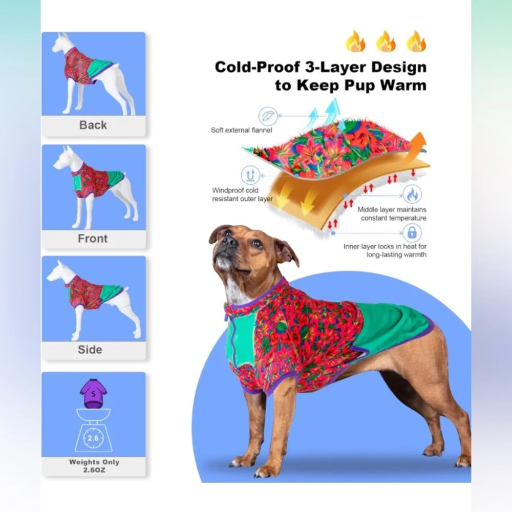 NWT LovinPet Fleece Dog Pullover